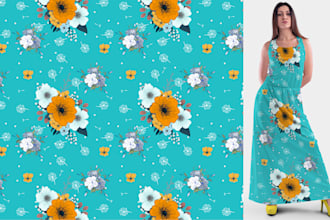 design creative fabric pattern designs for textiles