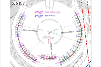 prepare coordinate drawings and land survey data in autocad