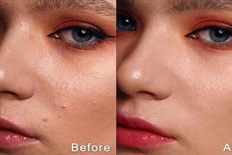 do image retouching and objects removing