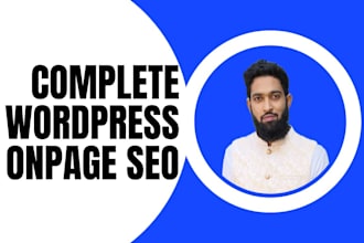 do complete wordpress onpage SEO optimization service for website ranking