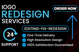 fix, redesign, vectorize, improve, edit or modify any logo