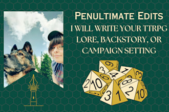 write your ttrpg lore, backstory, or campaign setting