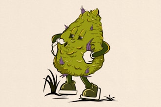 create vintage cartoon character