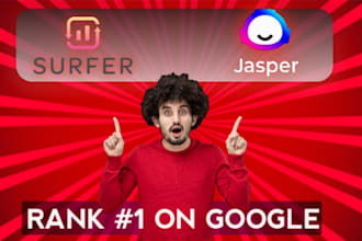 be engaging surfer SEO article with jasper or jarvis