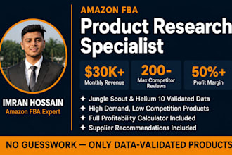 do winning amazon fba private label product research with validated data