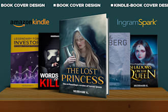 do attractive customized book cover, ebook cover design
