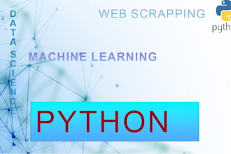 do python machine learning, gui, data mining, web scrapper