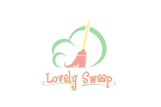 design smart genius home cleaning biz logo for lovely sweep