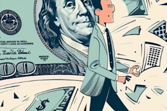 create commercial illustration work