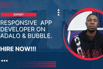 use adalo, bubble for your  app development