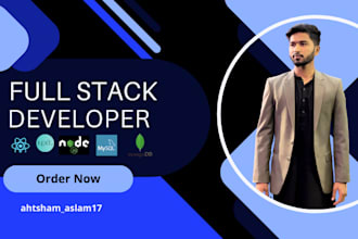 be full stack developer in react js and next js