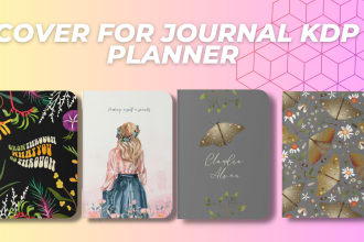design journal cover, kdp journal , kdp journal cover design