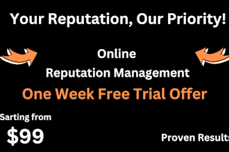 do your online reputation management with expert ORM services