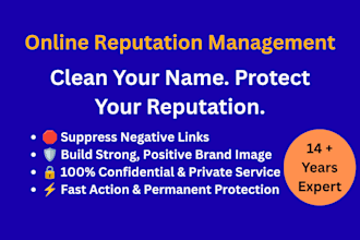 do online reputation management using expert ORM services