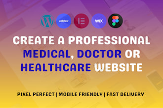 create a professional medical, doctor or healthcare website in wordpress