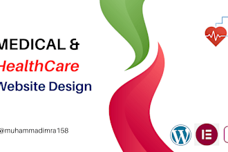 design doctor, medical and healthcare website in wordpress
