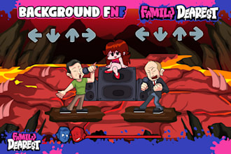 create funtastic background for friday night funkin