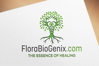 create modern minimalist business logo design with copyright