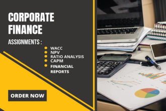 do corporate financial ,npv, wacc, dcf and cash flow