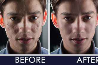 do high quality portrait retouching