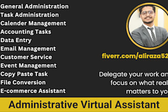 be your VA, administrative virtual assistant, reliable and efficient