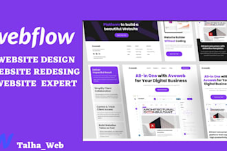 develop webflow website, figma to webflow, xd to webflow, webflow design,