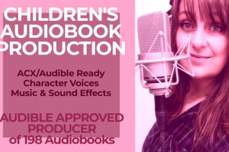 narrate and produce your audiobook voiceover for children