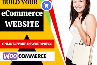 develop  ecommerce website wordpress woo commerce online store