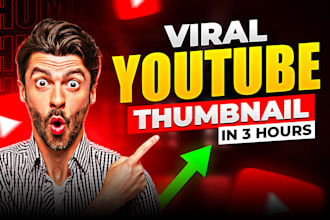 design custom viral youtube thumbnail