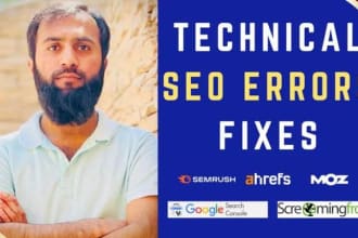 fix search console semrush ahrefs or moz audit technical SEO issues or bugs
