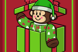 design cute christmas profile picture of your roblox character