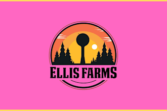 make lawn care, landscape farm and agriculture modern logo