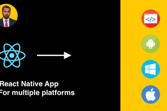 develop react native hybrid mobile app