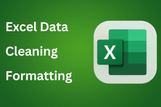 do excel data cleaning and formatting, merge, split CSV