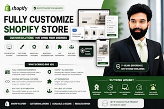 do your shopify theme customization and changes as an genius