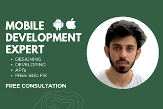 develop android, ios application using react native expo