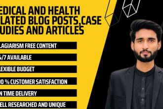 write pharmacology clinical pharmacy and medical health articles and projects