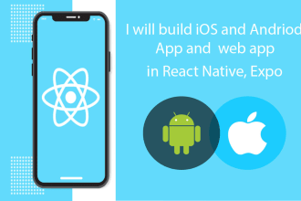 build react native app developer, hybrid app, mobile app, ios android