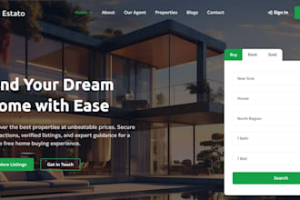 build property management website, vacation rental with booking, wix, wordpress
