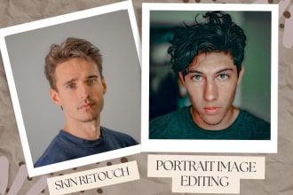 do image editing and skin retouching on your portrait photos