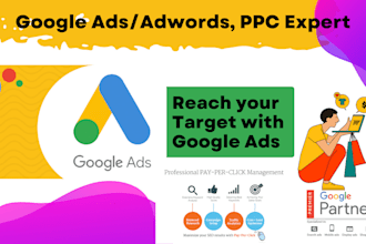 set up and manage google ads, adwords, PPC to improve sales, leads, calls