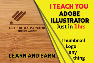 teach adobe illustrator for graphic design learn and earn money