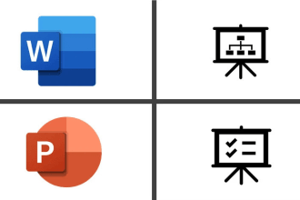 design, format, layout word report and PPT presentation