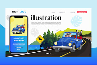 create custom web illustrations for your website