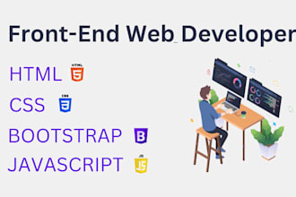 design HTML, CSS, bootstrap, javascript responsive websites