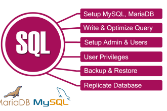 install design write sql query optimize migrate mysql database