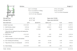 do xactimate estimate with sketches