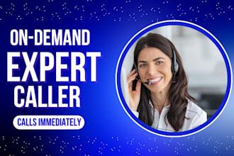 be your on call phone support expert to handle urgent calls instantly