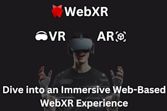 make webvr and webar experience with aframe
