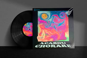 design a stunning custom album cover art